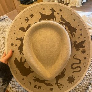 Luna Bloom wool felt hat -Arden